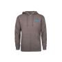 SAUER LOGO ZIP UP HOODIE - GRAY SAUER LOGO ZIP UP HOODIE - GRAY